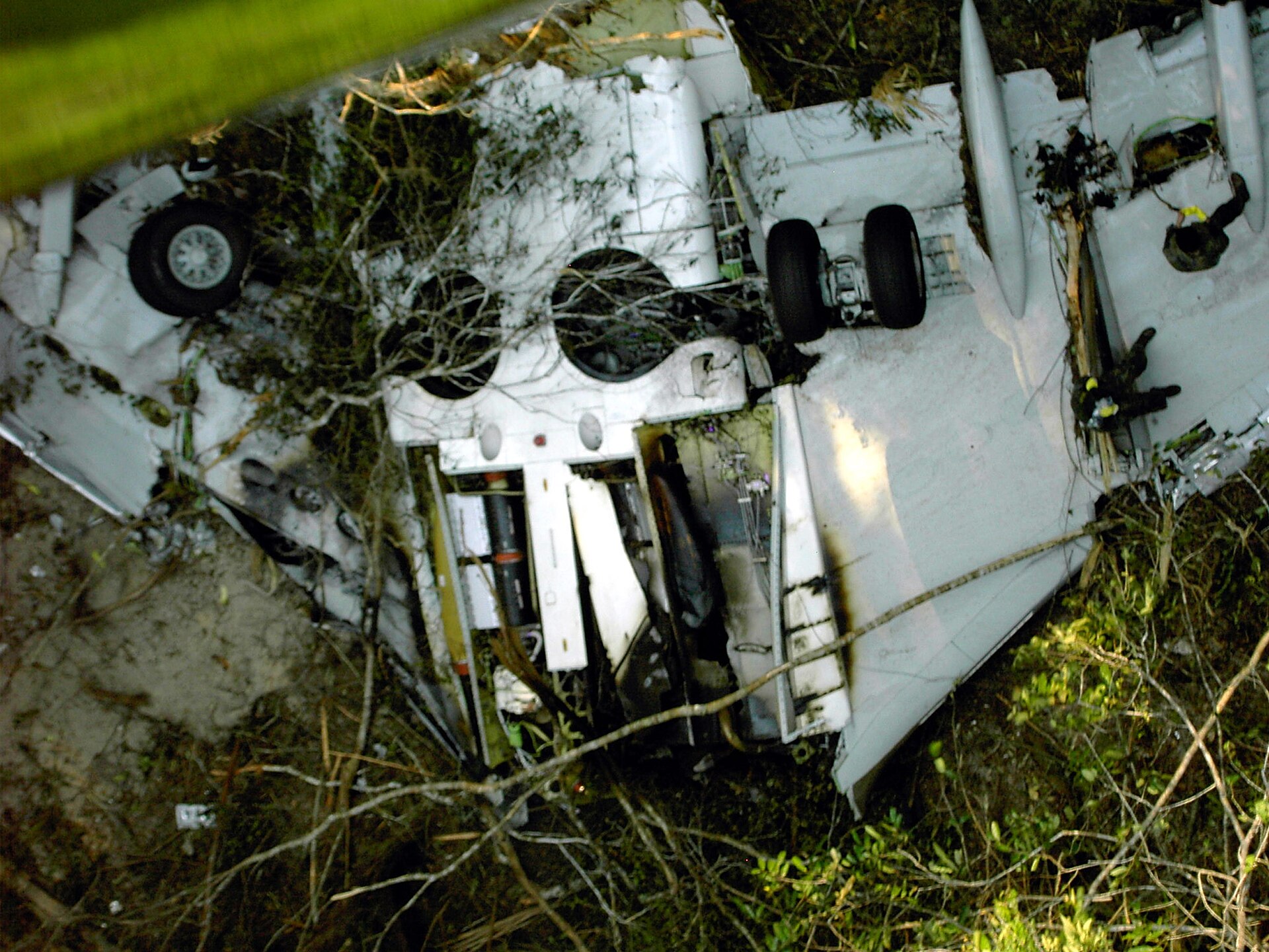 Imagem de referência de Voo Gol 1907, descrito nos dados abertos como colisão de aviões no ar no estado do Mato Grosso, Brasil em 2006