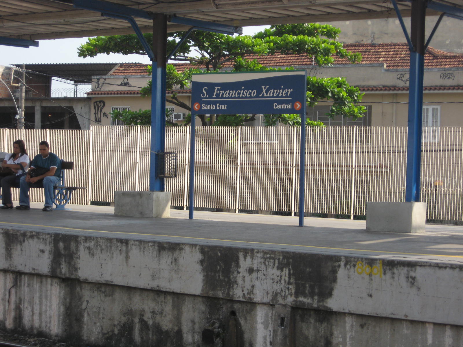 Imagem de referência de Estação São Francisco Xavier, descrito nos dados abertos como estação no Rio de Janeiro operada pela SuperVia