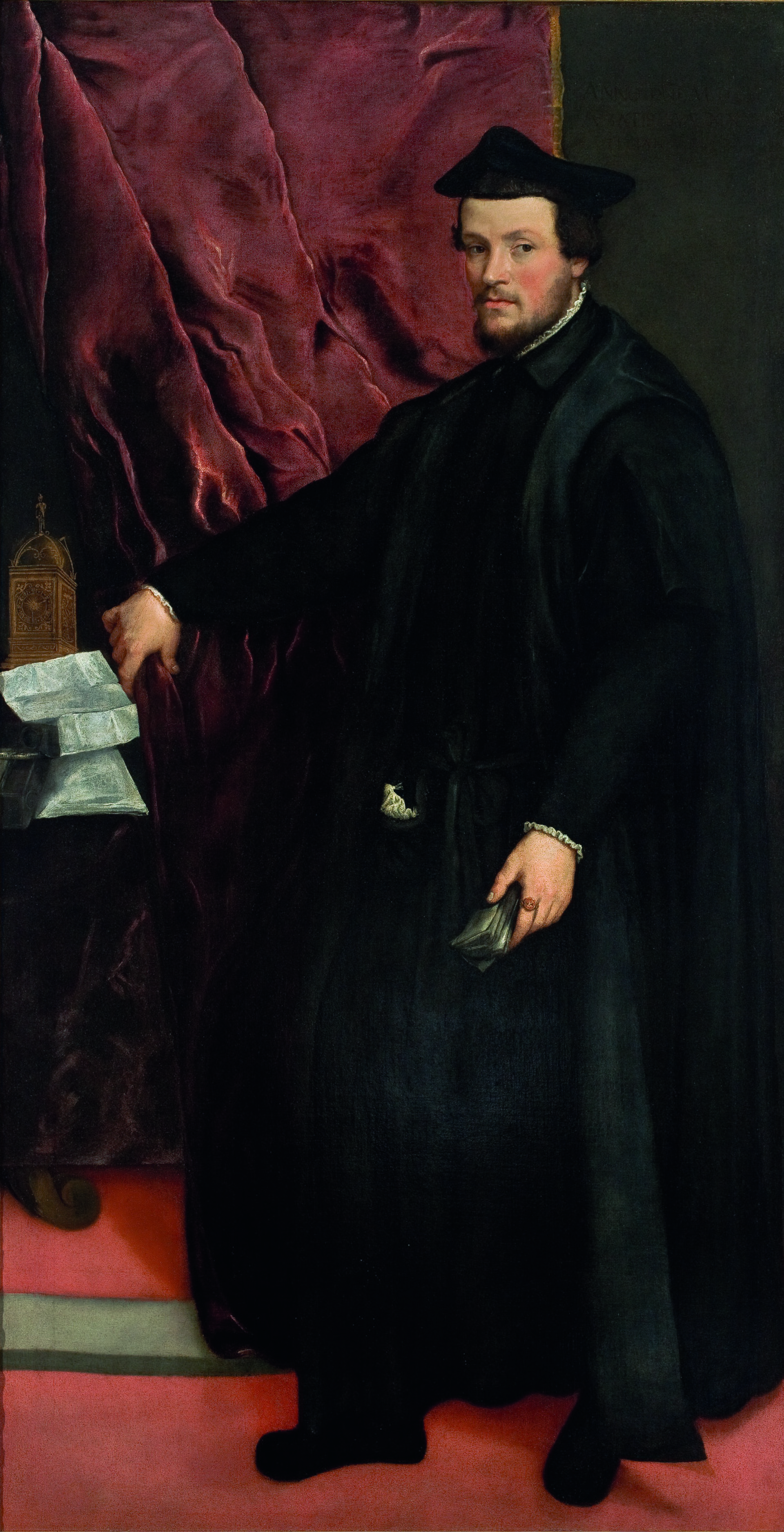 Imagem de referência de Retrato do Cardeal Cristoforo Madruzzo, descrito nos dados abertos como pintura de Ticiano
