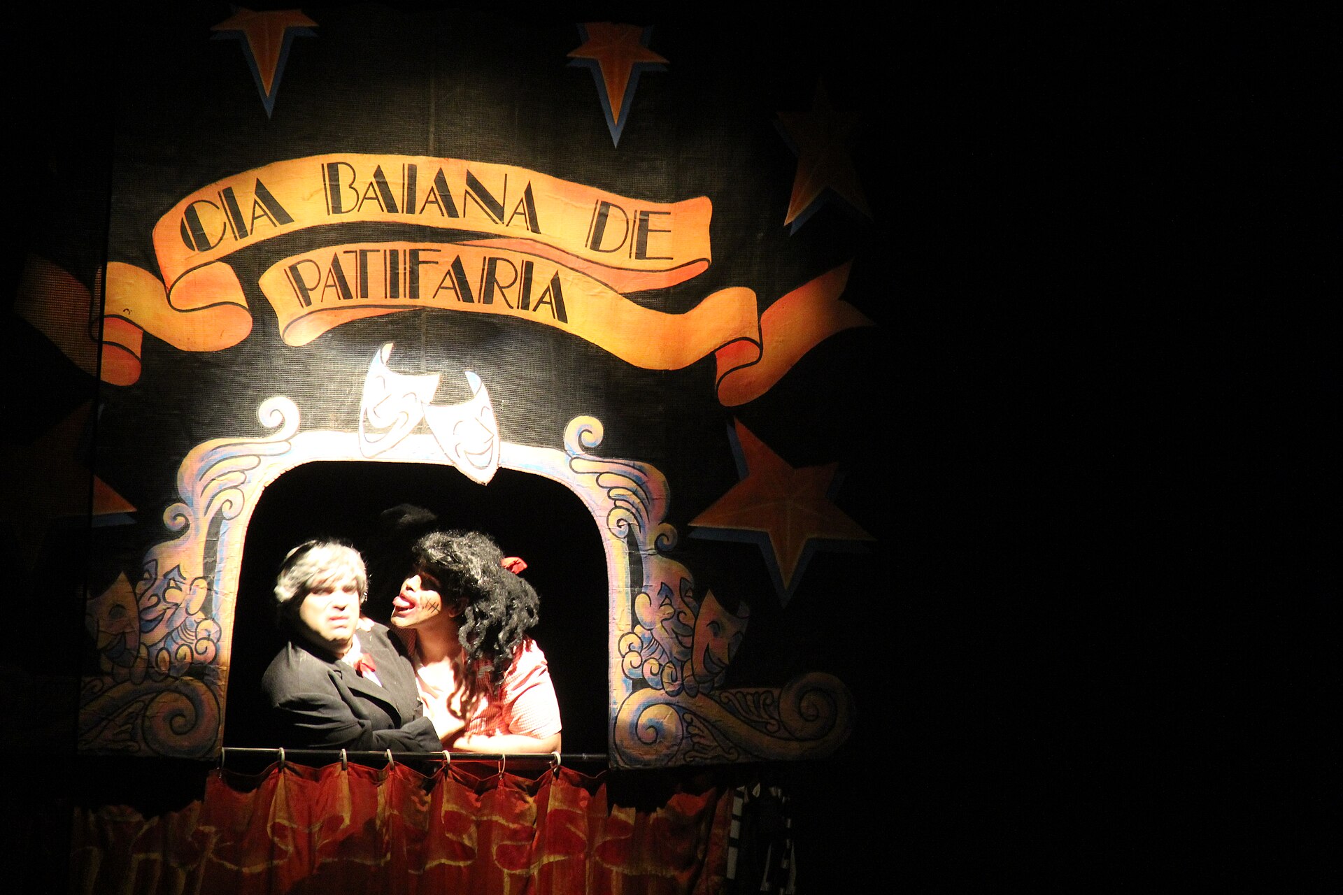 Imagem de referência de A Bofetada, descrito nos dados abertos como peça teatral brasileira encenada pela Cia Baiana de Patifaria