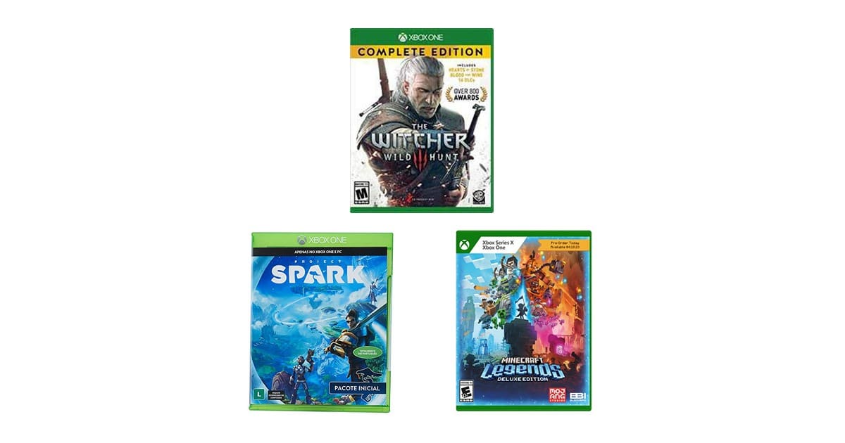 The Witcher, Minecraft e mais: uma seleção de jogos Xbox em promoção na Amazon