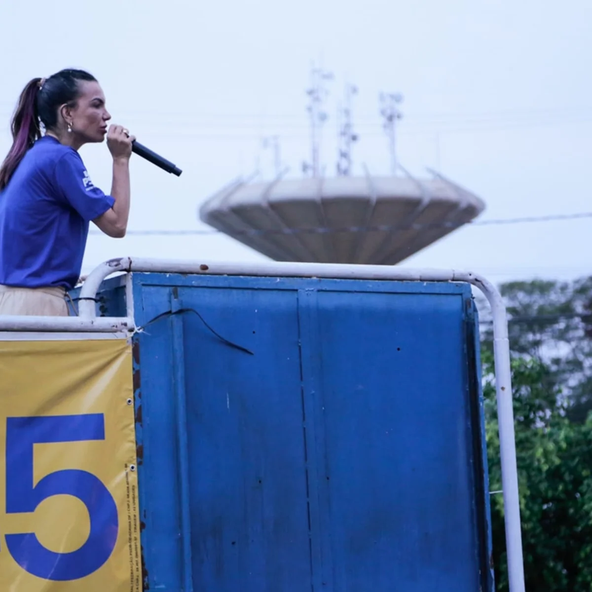 Paula Belmonte fala em oferecer mais segurança para comerciantes do DF