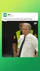 As reações de Jorge Jesus no primeiro jogo de Portugal 😅