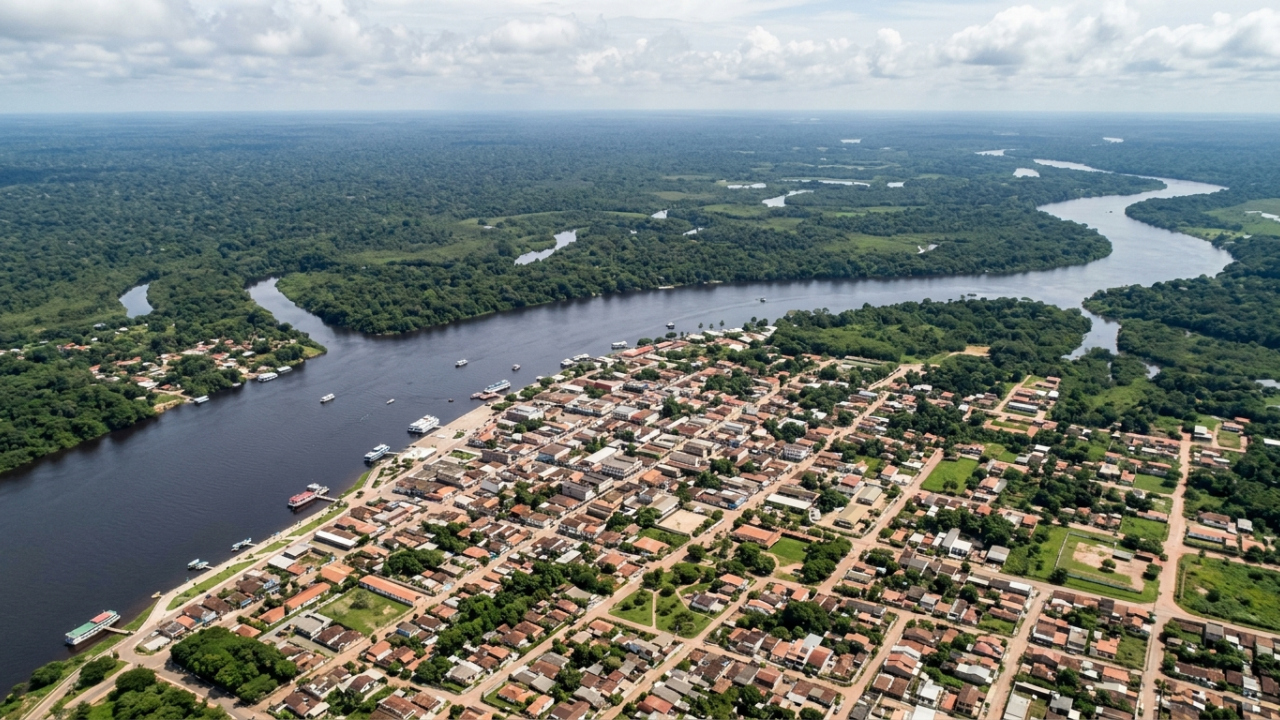 A maior cidade do Brasil em extensão territorial ocupa quase 160 mil quilômetros quadrados, uma área maior que países inteiros, mas tem menos de um habitante por quilômetro quadrado