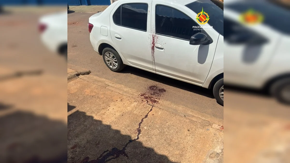Tiro e sangue: dupla tenta executar rival próximo a creche no DF