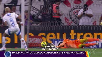 Em alta no Santos, Gabigol fala de possível retorno ao Cruzeiro