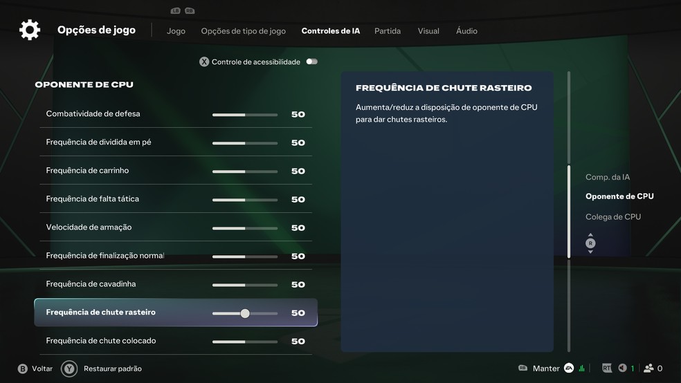 Modo Carreira realista no EA FC 27: melhores configurações e sliders
