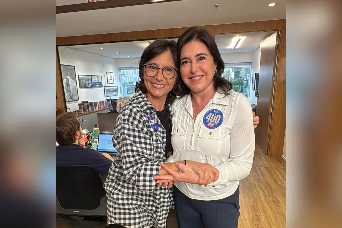 Em meio à disputa acirrada para Senado, Soninha apoia Tebet, rival de chapa