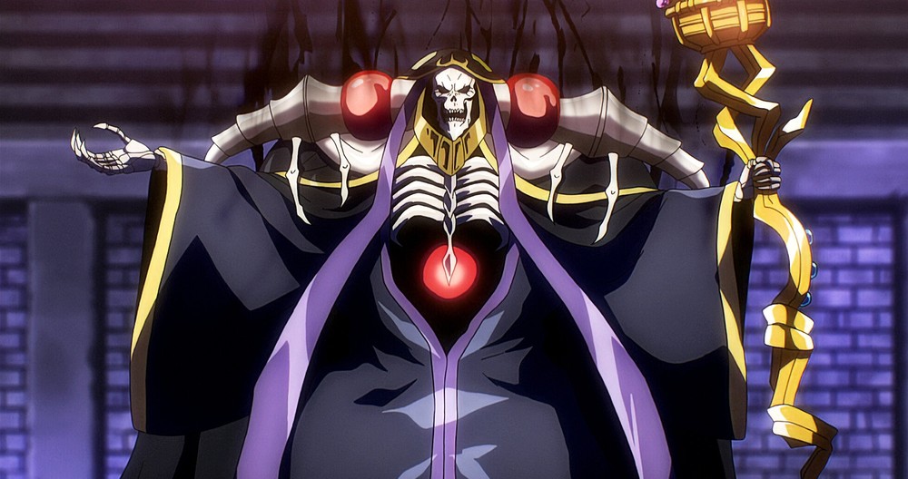 Momonga se torna o chefão do seu jogo favorito em Overlord — Foto: Divulgação/Netflix