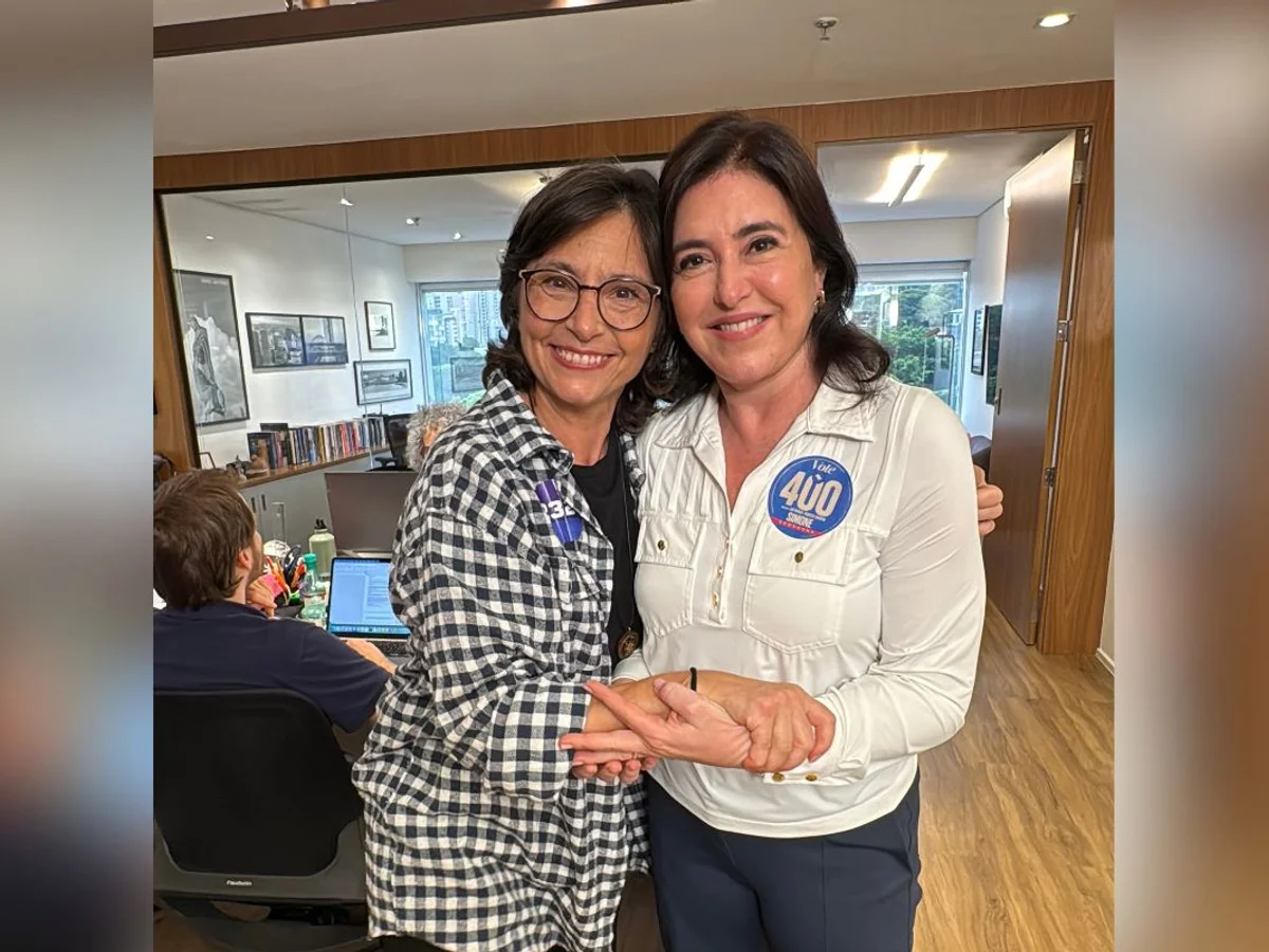Em meio à disputa acirrada para Senado, Soninha apoia Tebet, rival de chapa