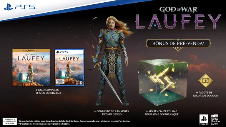 God of War Laufey abre pré-venda em 29 de setembro; veja edições e novidades do combate