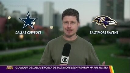 NFL: Dallas Cowboys e Baltimore Ravens se enfrentam no Maracanã