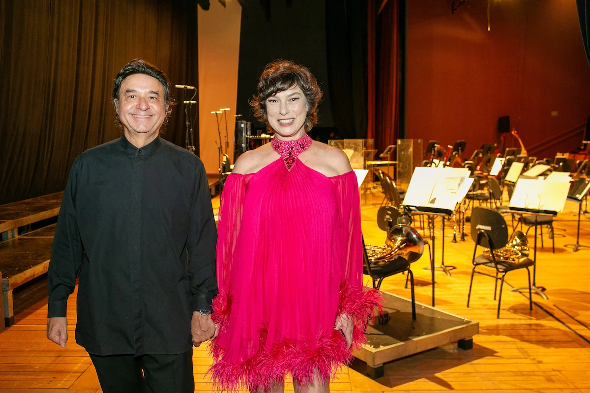 Orquestra Sinfo╠énica do Teatro Nacional apresenta concerto pela Paz - Cláudio Cohen e Maria Paula Fidalgo