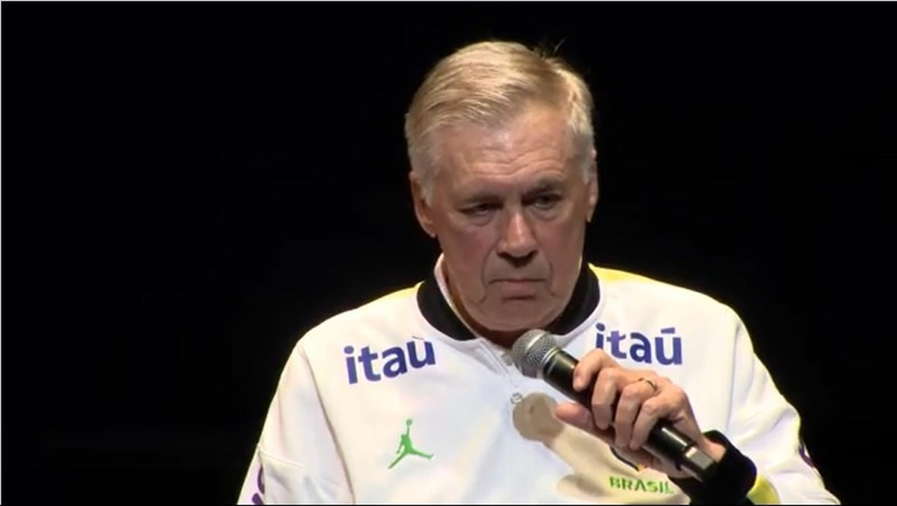 Ancelotti diz que pressão não muda seus planos para a Seleção: "Temos futuro, apesar das críticas"