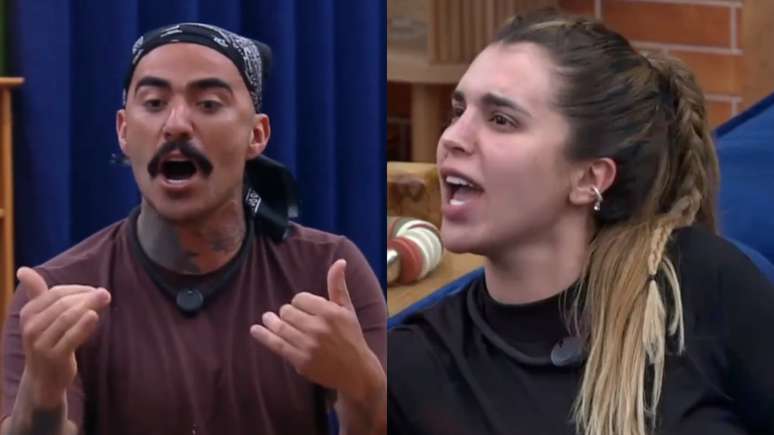'A Fazenda 18': Mayk e Mônica brigam feio e trocam ofensas: 'Ninguém se importa com você'