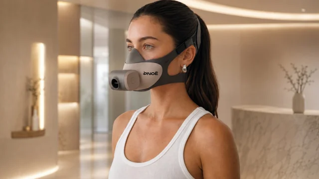 Máscara bizarra mede seu metabolismo pela respiração e dá dicas de treino