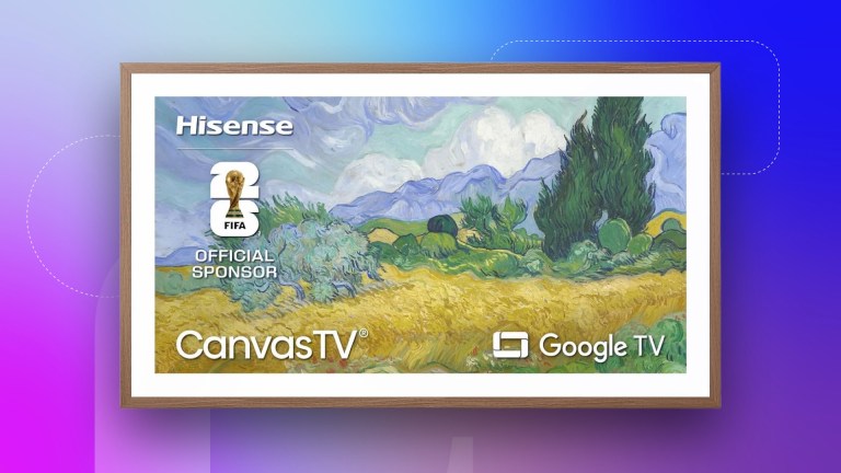 Pendurando-o no Louvre: o CanvasTV da Hisense é uma obra de arte e agora está com até US$ 2.002 de desconto