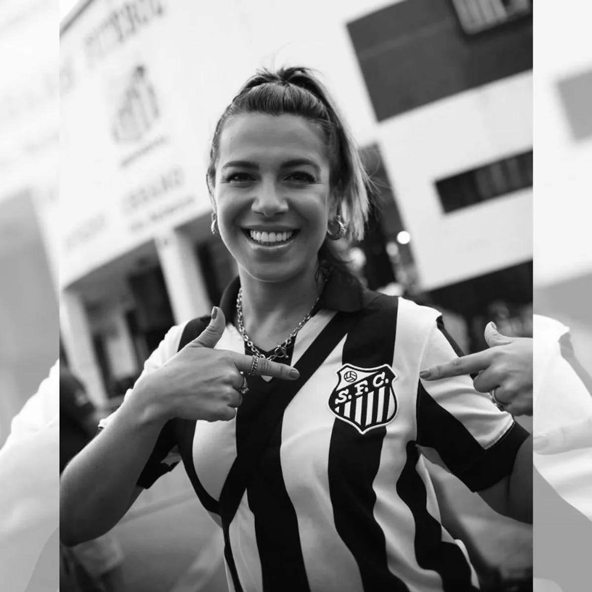 Santos lamenta a morte da influenciadora Naty Potira