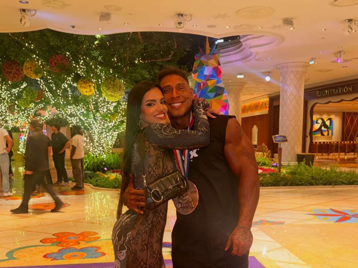 Esposa defende Ramon Dino pelo desempenho no Mr. Olympia: 'Ninguém apaga o que você já fez'