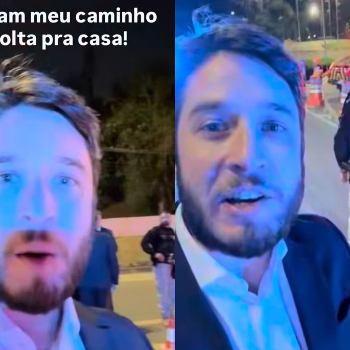 Homem tem celular derrubado por segurança de casamento do filho de Moraes