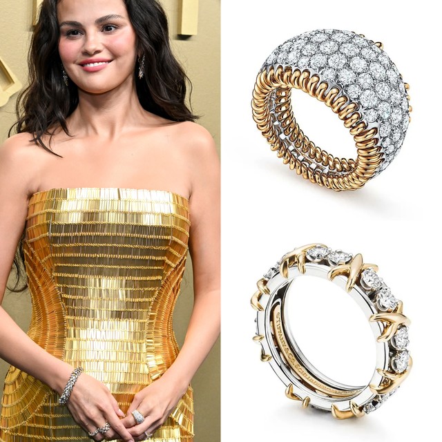 Emmy 2026: apenas nos dedos, Selena Gomez usou o equivalente a mais de R$ 1,5 milhão em ouro e diamantes