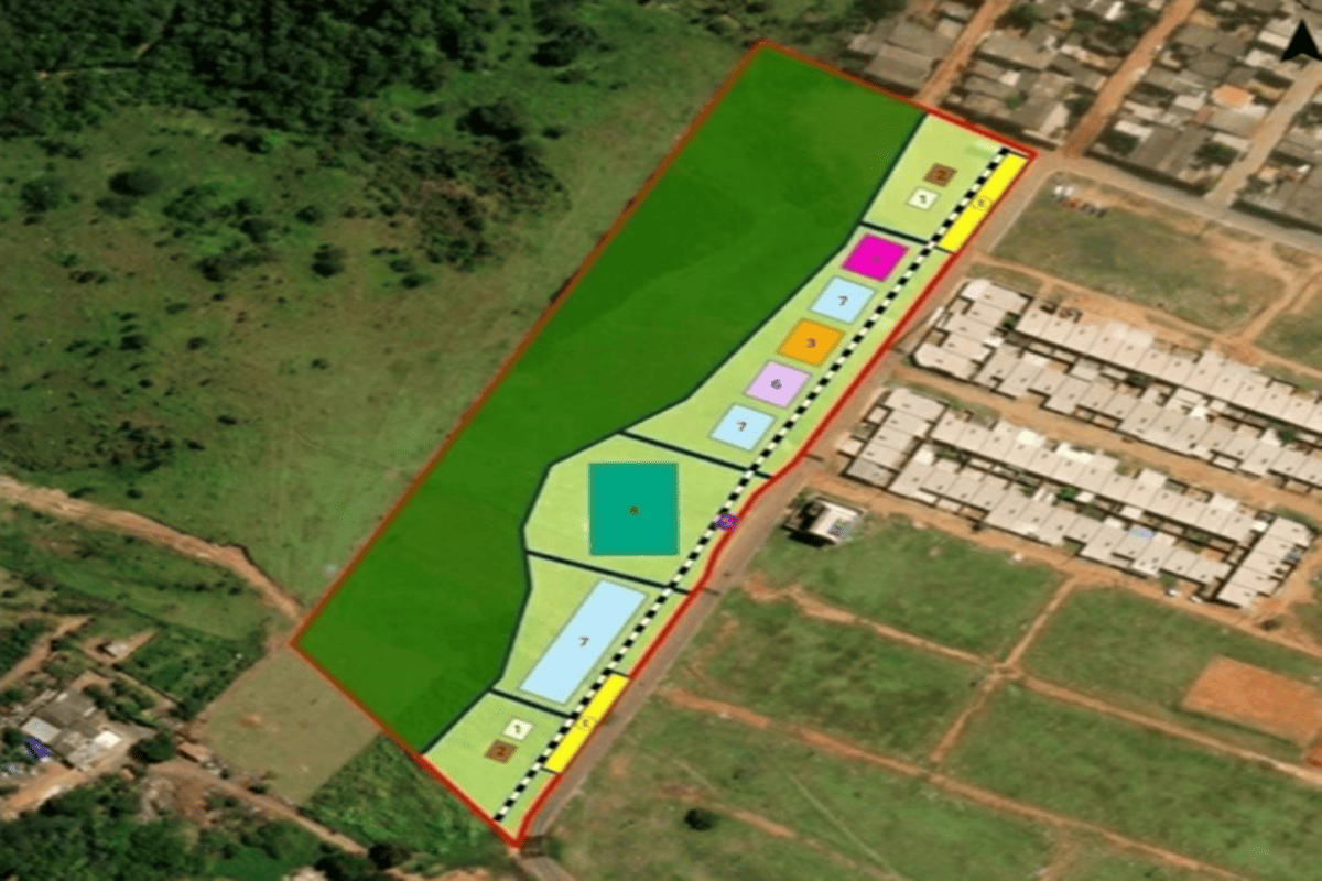 Local onde o Parque Linear do Pequizeiro será construído