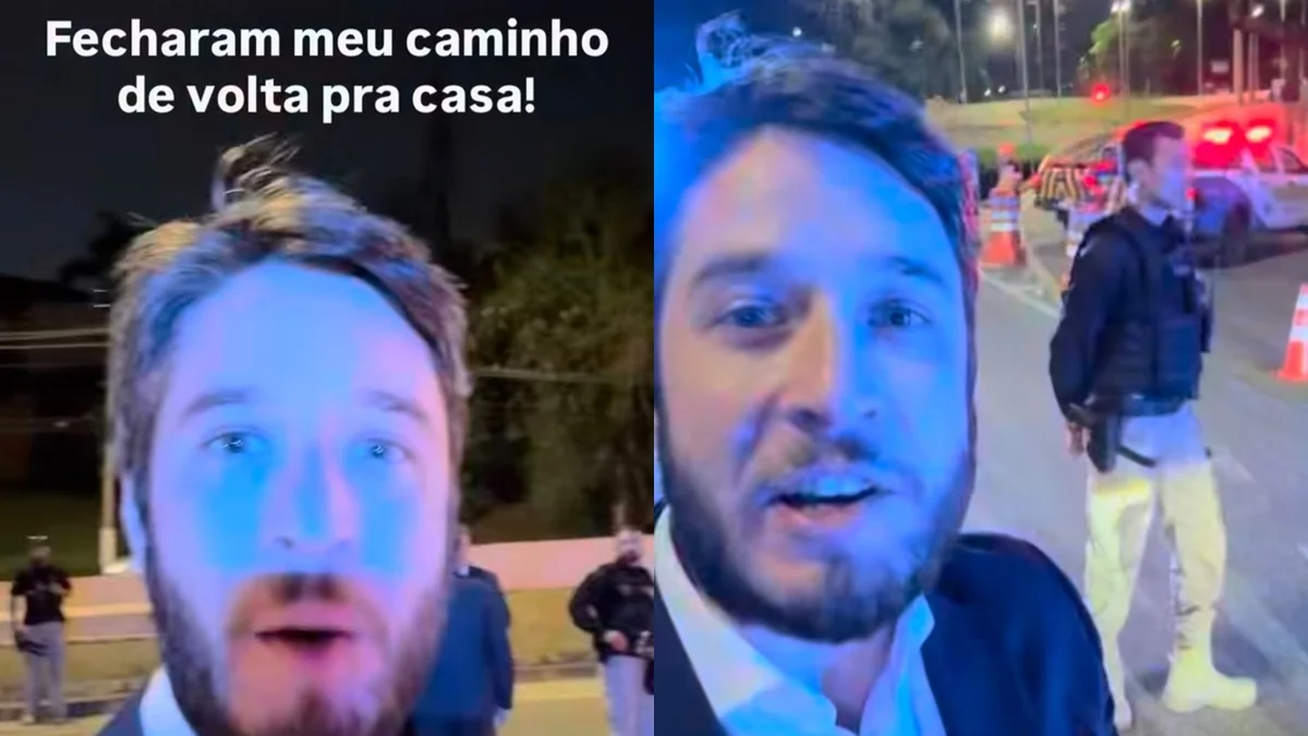 Homem tem celular derrubado por segurança de casamento do filho de Moraes