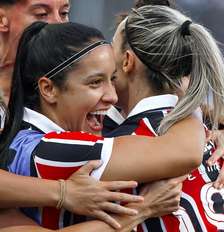 São Paulo sai na frente na final do Brasileirão Feminino. Foto: Rubens Chiri / São Paulo FC / Esporte News Mundo