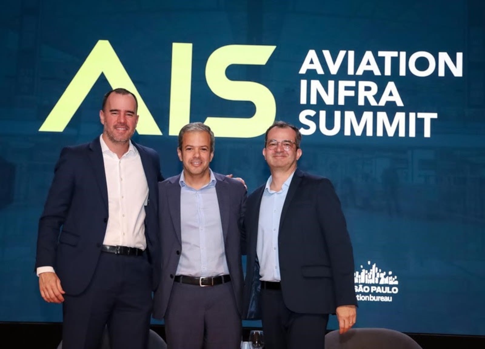 Daniel Longo (SAC), Juliano Noman (Abear) e Fábio Rogério (ABR) Secretaria de Aviação Civil