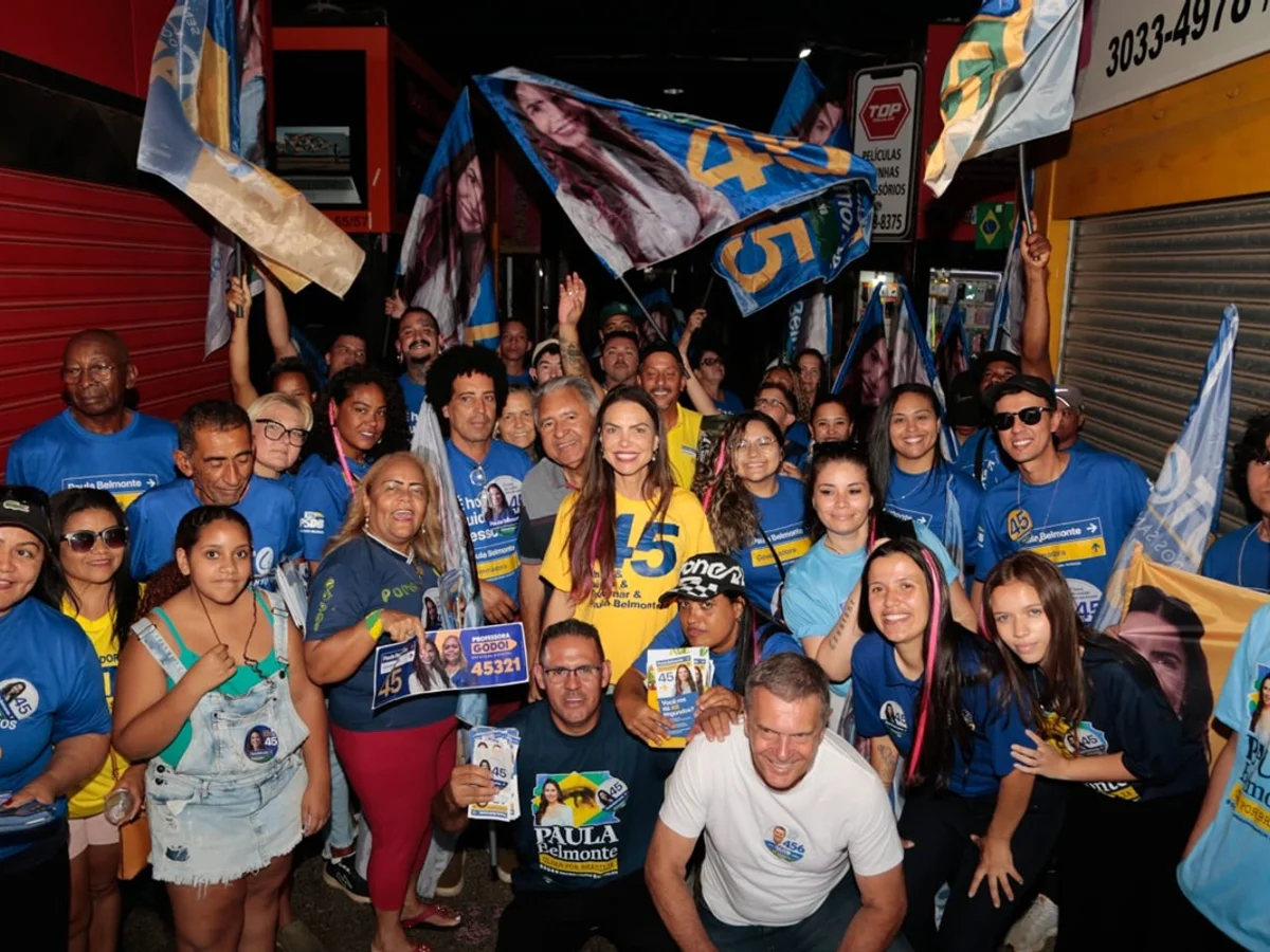 "Temos que votar no que a gente acredita", diz Paula Belmonte a apoiadores