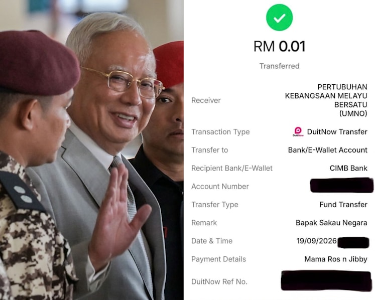 O 'fundo de solidariedade' de Najib Razak arrecada US$ 2,27 milhões, ainda abaixo da meta de US$ 12,27 milhões: DPM Zahid