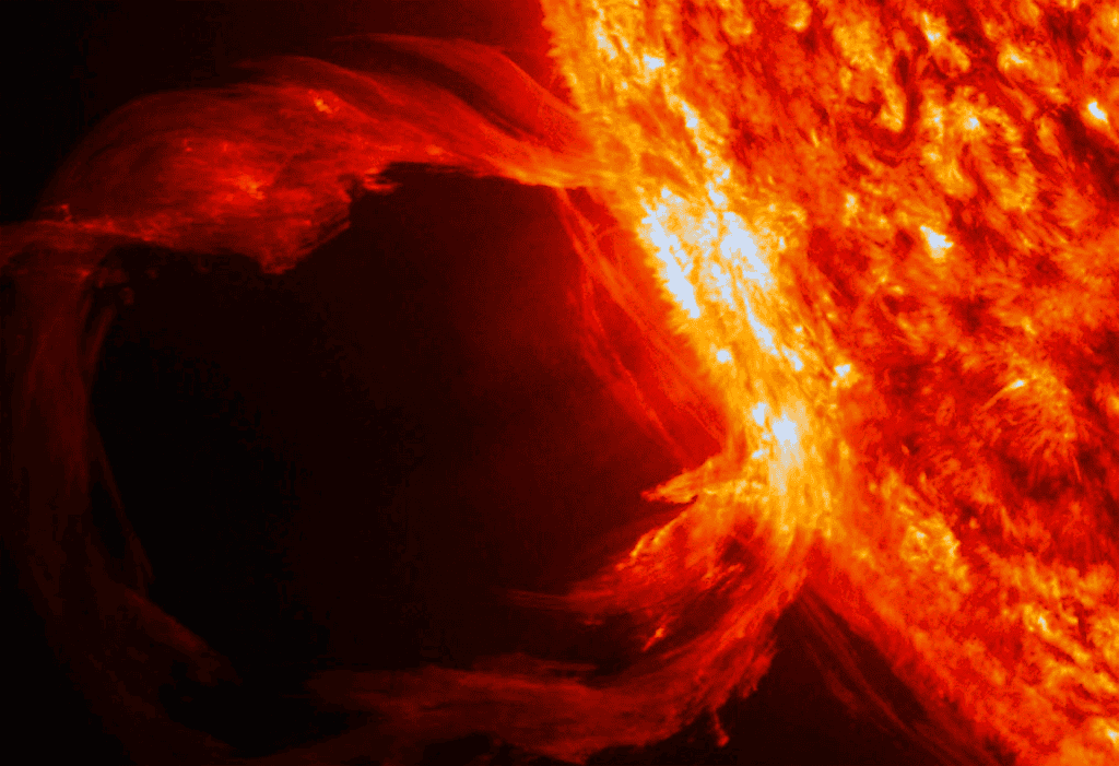 A tempestade solar mais perigosa da história