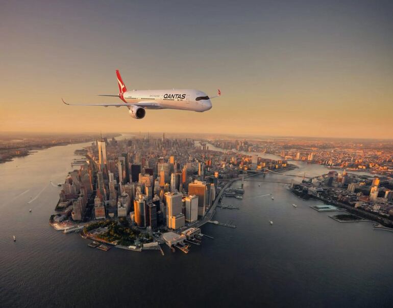 Qantas confirma voos diretos entre Sydney e Nova York com espaços de bem-estar a bordo