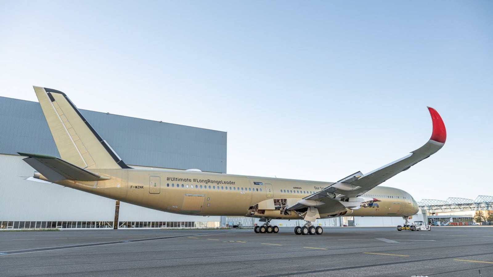 Aeronave terá 238 assentos divididos em três classes, além de um tanque de combustível extra Airbus
