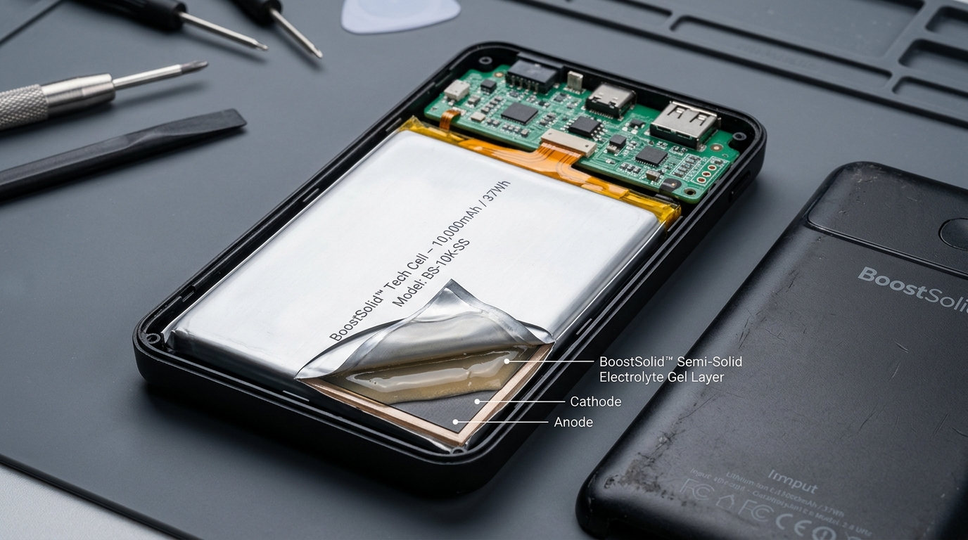Belkin apresenta power banks com bateria de estado semissólido, tecnologia que promete até três vezes mais vida útil e menos risco de incêndio que as baterias de íon-lítio comuns, e que até agora quase não aparecia em produtos para o consumidor