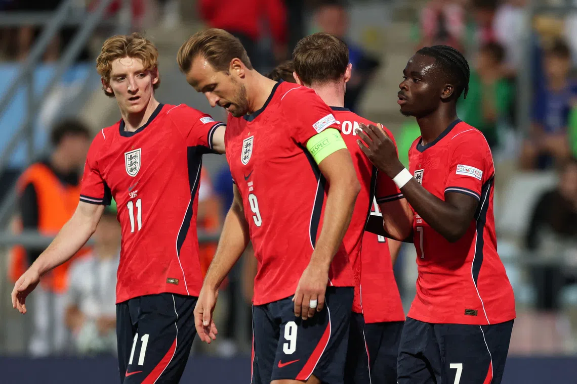 Dobres de Kane e Saka levam a Inglaterra à vitória por 7-0 contra a Croácia