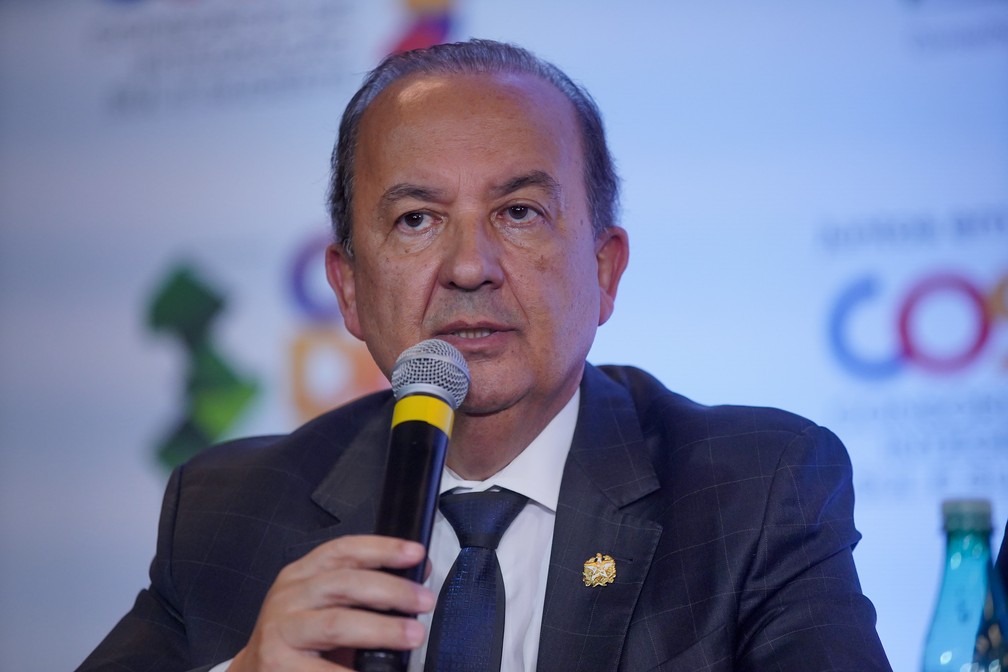 O governador de Santa Catarina, Jorginho Mello — Foto: Rafa Neddermeyer/Agência Brasil/04-07-2023