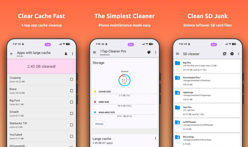 Celular sem armazenamento? 10 apps que ajudam a encontrar arquivos pesados