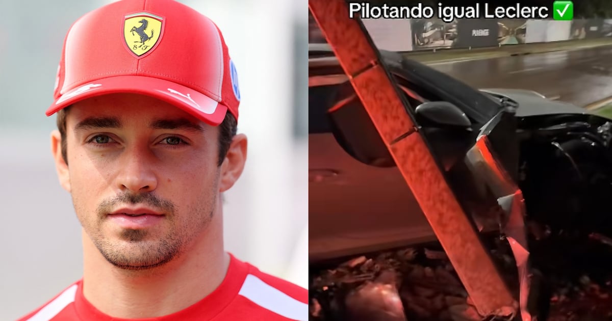‘Pilotando igual Leclerc’: batida do piloto na Itália vira trend entre brasileiros na web