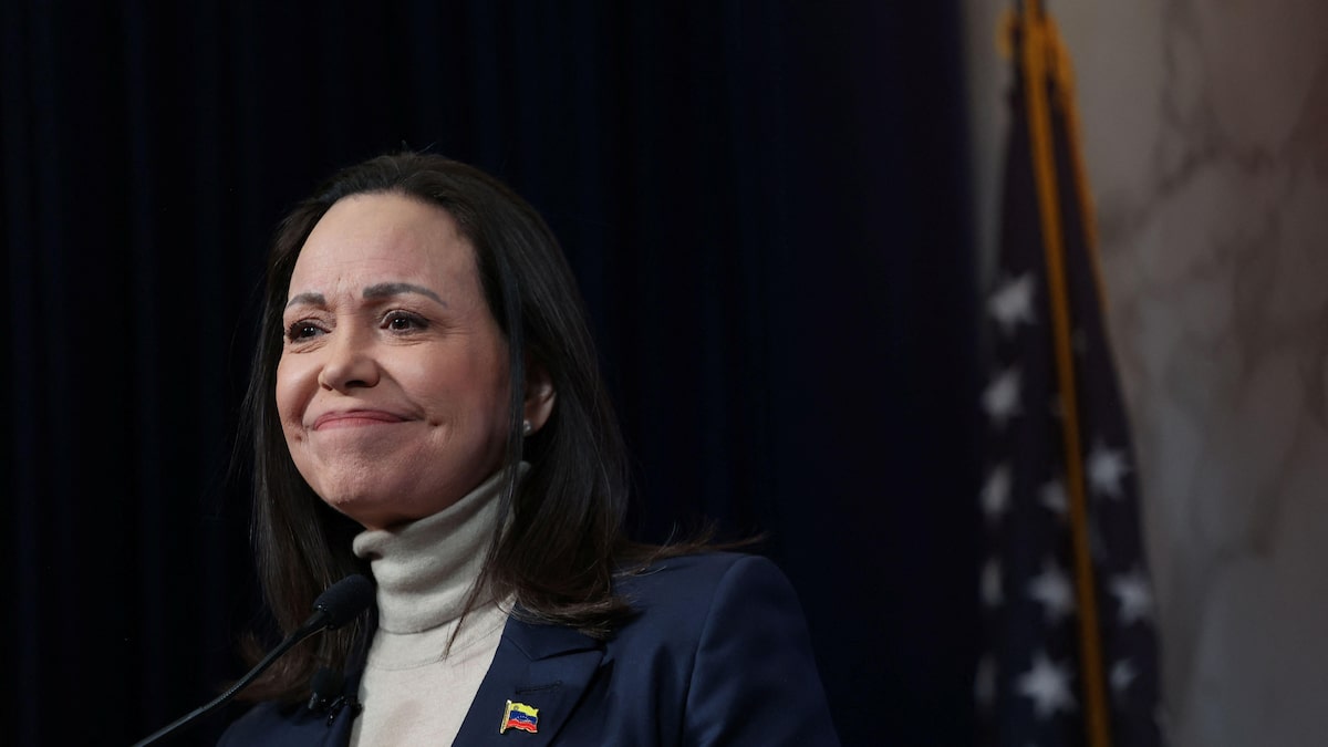 Partido pede fim imediato da inabilitação de María Corina para disputar eleições na Venezuela