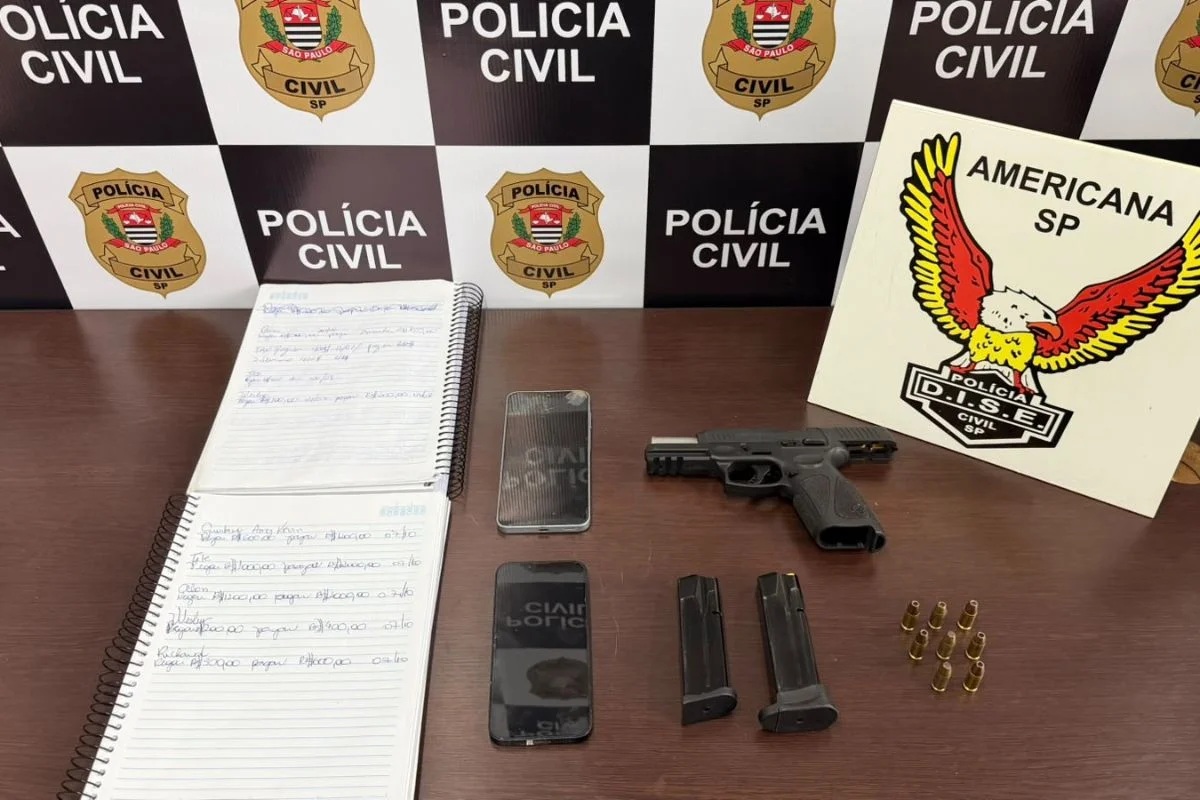 "Tubarão", suspeito de financiar tráfico com agiotagem, é preso com pistola