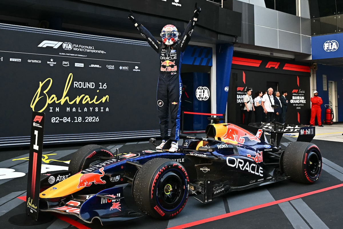 F1: Verstappen vence GP do Bahrein e conquista primeira vitória na temporada; Bortoleto é 18º