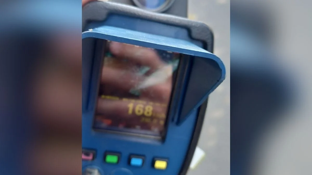 PRF flagra carro a 168 km/h na Rota dos Romeiros da Presidente Dutra