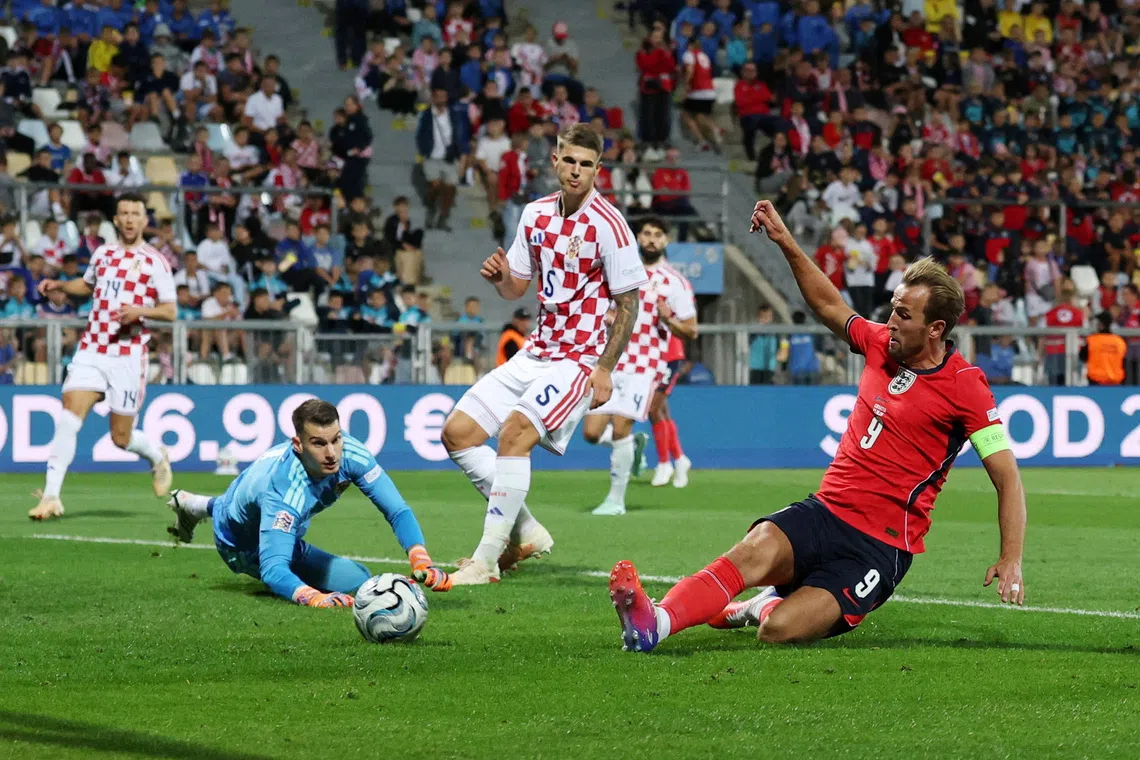Dobres de Kane e Saka levam a Inglaterra à vitória por 7-0 contra a Croácia