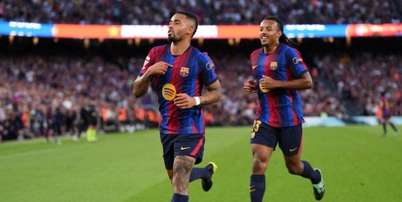 Gabriel Jesus marcou na vit&oacute;ria do Barcelona sobre o Getafe - Foto: David Ramos/Getty Images / Jogada10