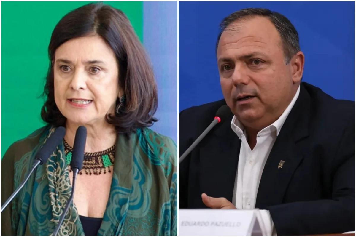 Nísia Trindade (PT) e Pazuello (PL)