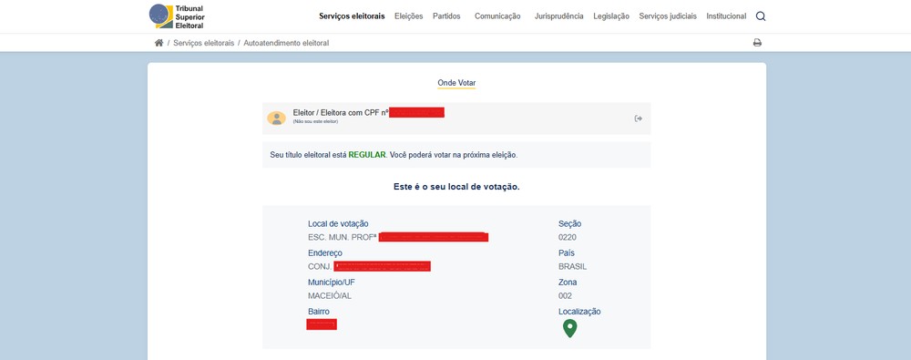 Eleições 2026: preciso votar no mesmo local no 2º turno? Como consultar