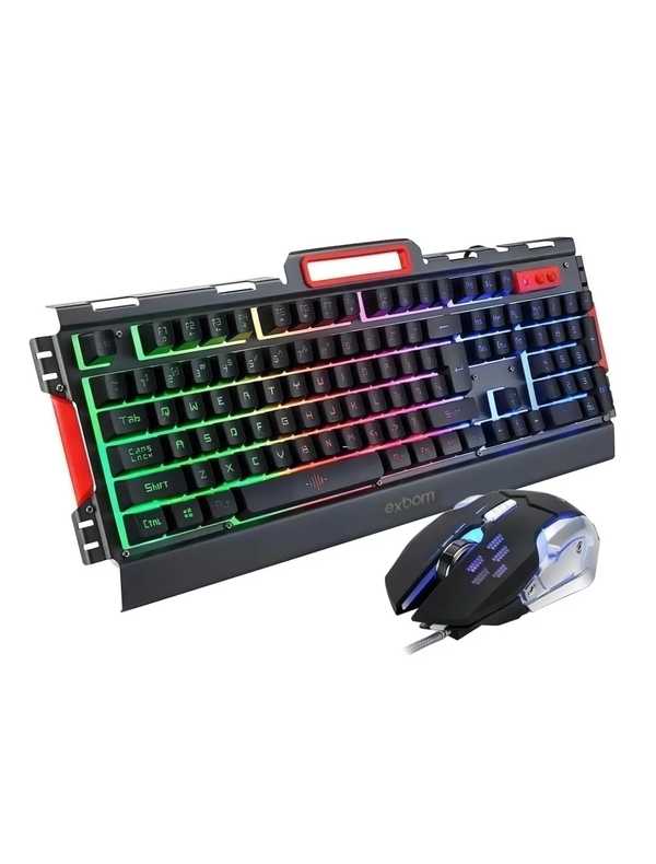 Kit Teclado e Mouse Exbom BK-G3000