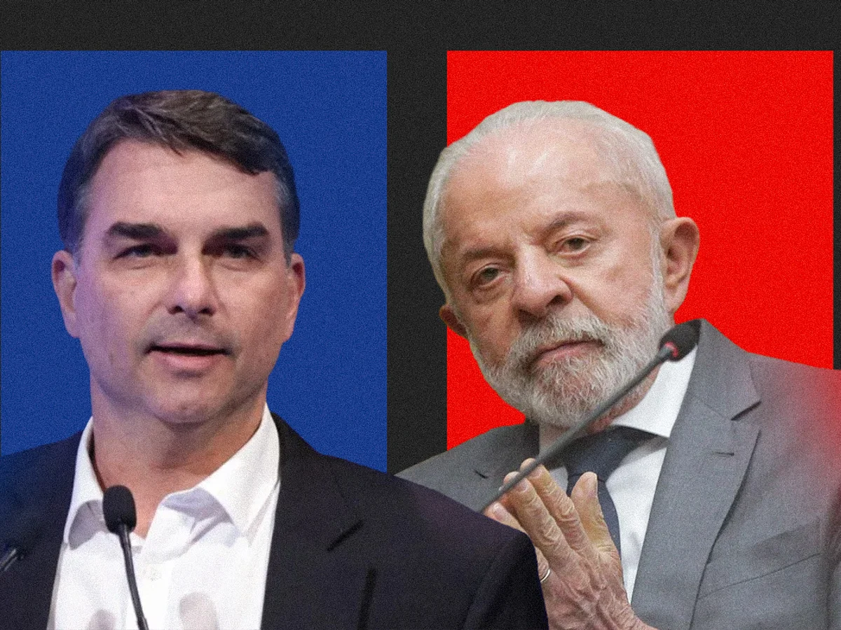 CNT/MDA: no 1° turno, Lula chega a 43,1% e Flávio Bolsonaro, a 38%