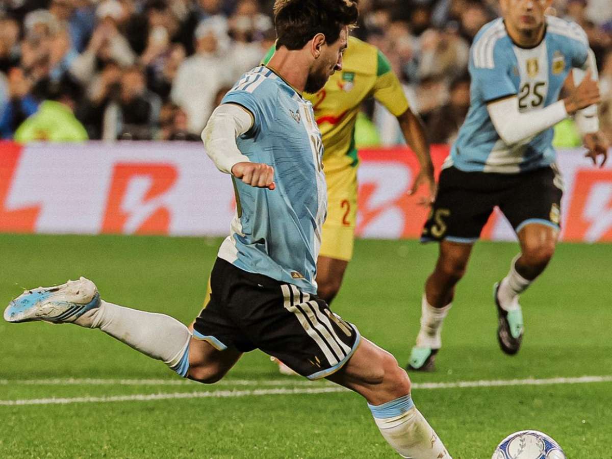 Veja último gol de Messi com a camisa da seleção argentina